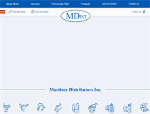 Tablet Screenshot of mdist.us